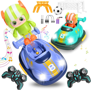 2.4G RC 2Pcs Football Match Bumper Cars